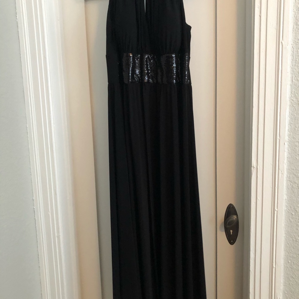 Black evening dress